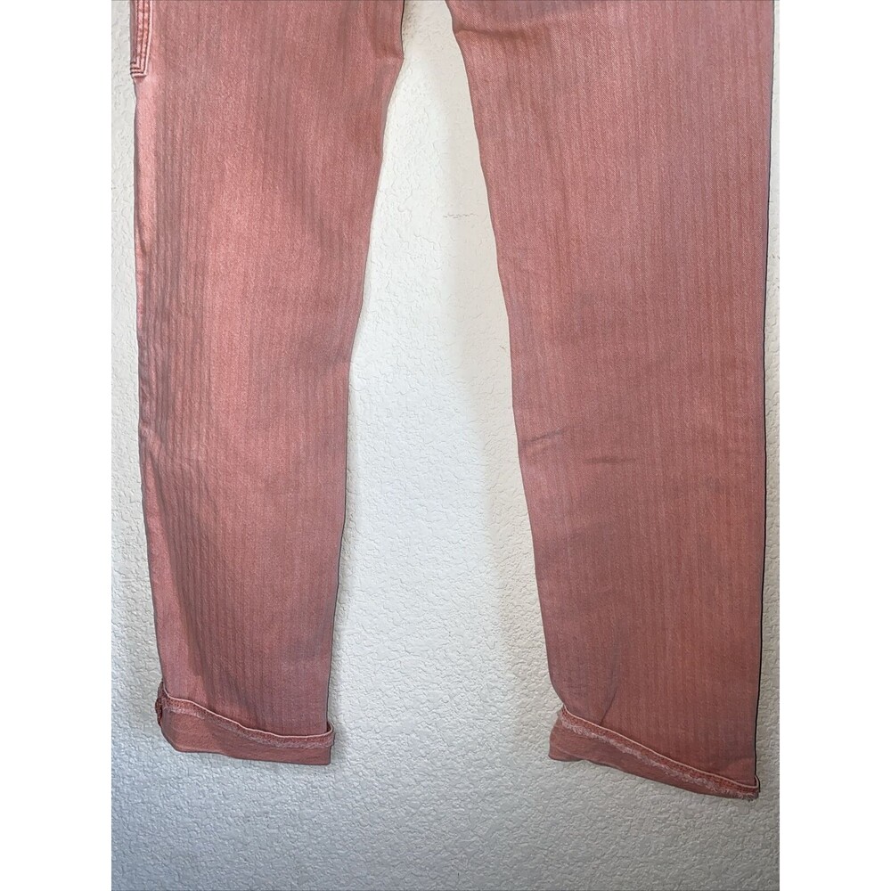 Anthropologie Pilcro pink jeans Cargo Crop carpenter Stretch 25 lagen cottage - Picture 9 of 11
